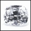 0,91 carat F Color and VVS2 Clarity Cushion cut + GIA certificate