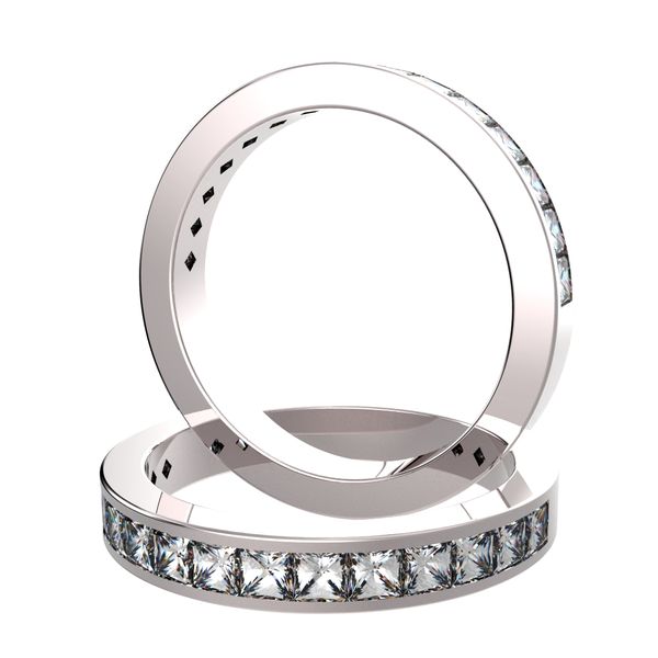 Diamond Platinum Anniversary Ring