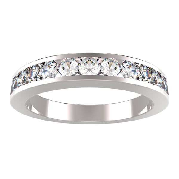 Diamond Platinum Anniversary Ring