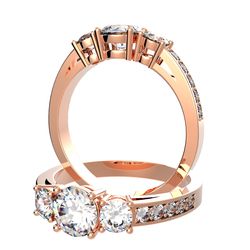 Three stones ring #8536