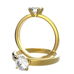 Solitaire ring #8925