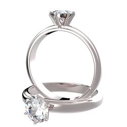 Solitaire ring #9076