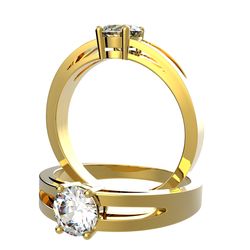 Solitaire ring #9135